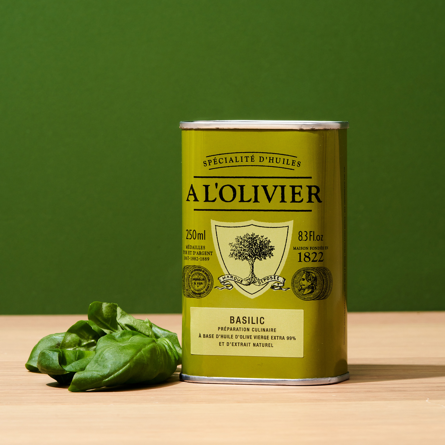 A L'Olivier Basil Extra Virgin Olive Oil